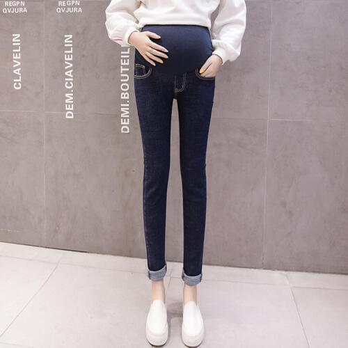 High Quality Abdominal Pants Maternity Jeans For Pregnant Women Clothes Skinny Jeans Denim Pregnancy Clothing Maternity Trousers