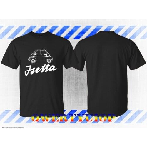Germany Car Isetta Logo T-Shirt Printed Auto Moto Classic Car 2019 Designs Mens Summer Stranger Things Design A Shirt