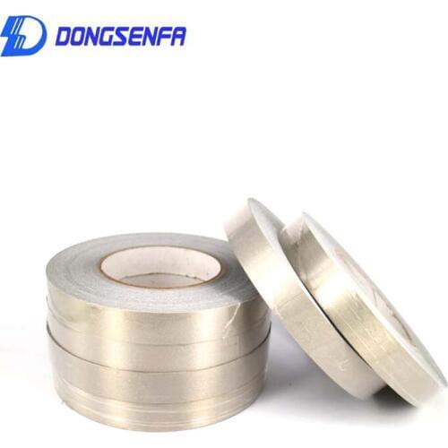 DONGSENFA 20M/Roll Single-sided Adhesive Conductive Fabric Cloth Tape LCD EMI Anti-Radiation Shield Isolation Electromagnetic