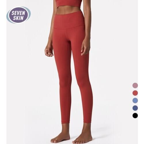 SEVEN SKIN Naked-Feel Women Yoga Leggings High Waist GYM Fitness Bubble Butt Pants Push Up Sport Leggins Workout Jeggings Tights