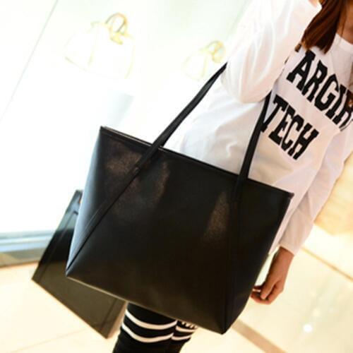 Hot!!! Women Leather Handbag Solid Color Shoulder Bag luxury Handbags