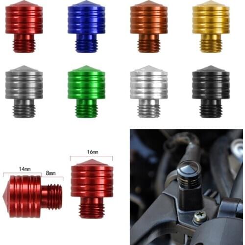 Electric Motorcycle Modified Rearview Mirror Decorative Screws Holder Hole Plugging Positive and Negative Mirror Plug General
