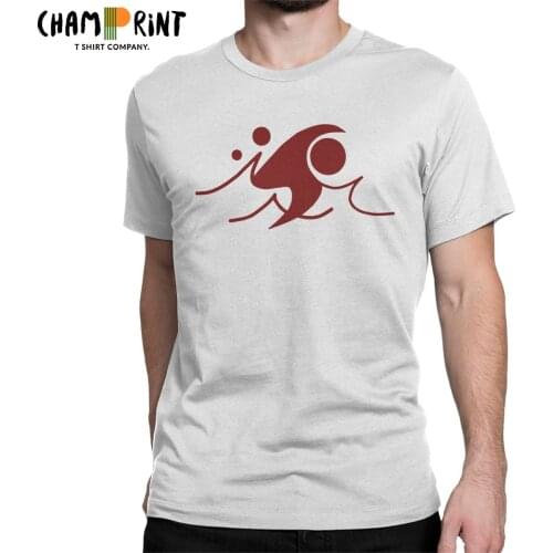 Stickman Swimming Swimmer T-Shirt Men Sports Cool Cotton Tee Shirt O Neck Short Sleeve T Shirts Printed Tops