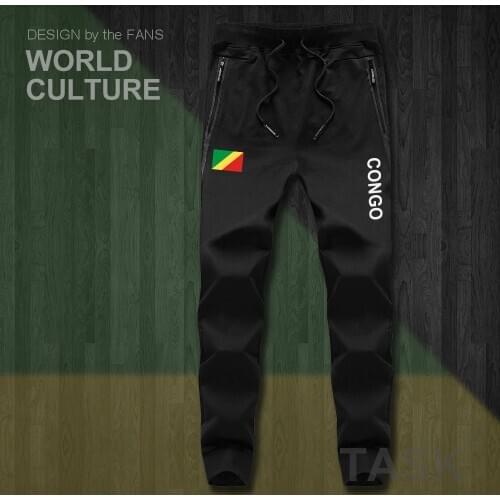 Congo Republic COG Congolese mens pants joggers jumpsuit sweatpants track sweat fitness fleece tactical casual nation country