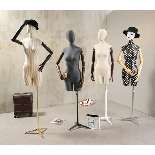 New Fashionable Dressmaking Mannequin Fabric Mannequin Full Body Model Factory Direct Sell