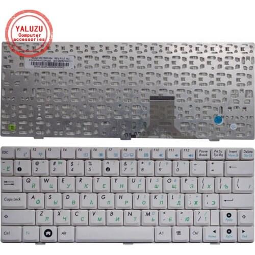 RU Russian Keyboard For ASUS Eee PC EPC 1000H 1000HD 1000HE 1000HA white With Frame Keyboard RU Layout
