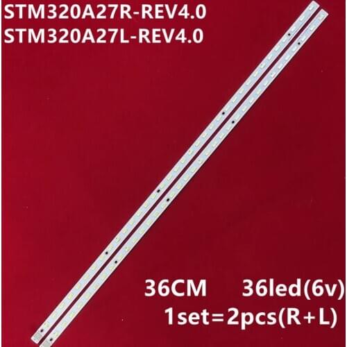 LED Backlight Strip STM320A27R-REV4.0 STM320A27L-REV4.0 For TH-L32X30C LE32HWB 36CM 36LED(6V)