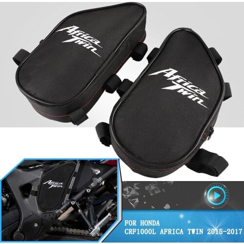 Motorcycle WaterproofBag Repair Tool Placement Bag Frame Package Toolbox For Honda CRF1000L Africa Twin CRF 1000L 2015 2016 2017