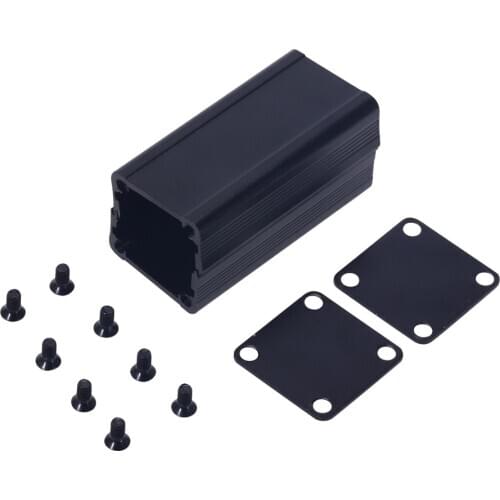 Waterproof Aluminum Junction Box Black Instrument Enclosure Electronic Case 50x25x25mm DIY Electronic Project Box