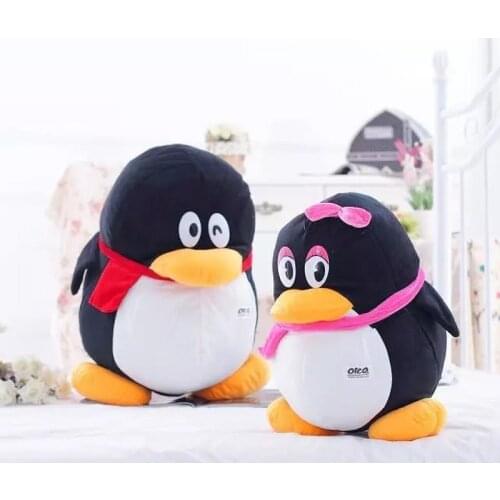 13-50cm 1pcs Male Female Lover Penguin Plush Toy Animal Cartoon Cute Birthday Gift Good Quality Present Kawaii QQ Penguin Doll