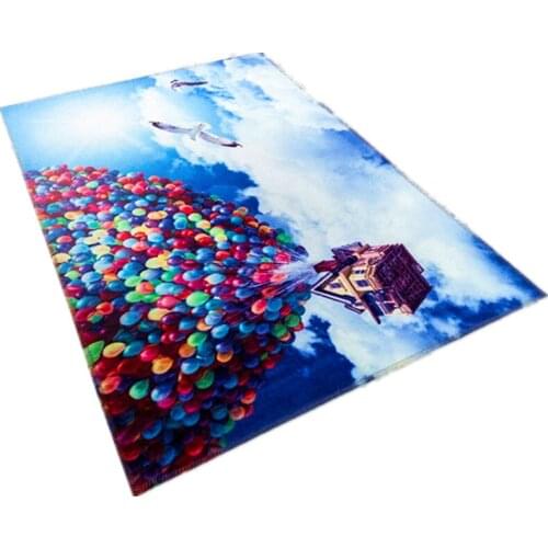 Anime UP Flying House Doormat Door Mat Floor Rug Chair Mat Carpet Rug Home Carpet Hotel Living Room Floor Mat Anti Slip