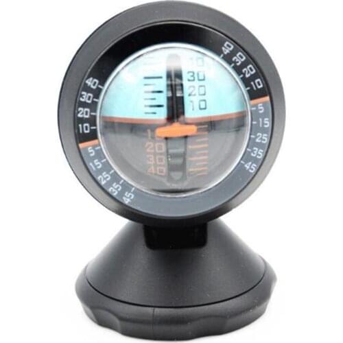 Car Auto Angle Tilt Indicator Gradient Balancer Clinometer Slope Meter Tools