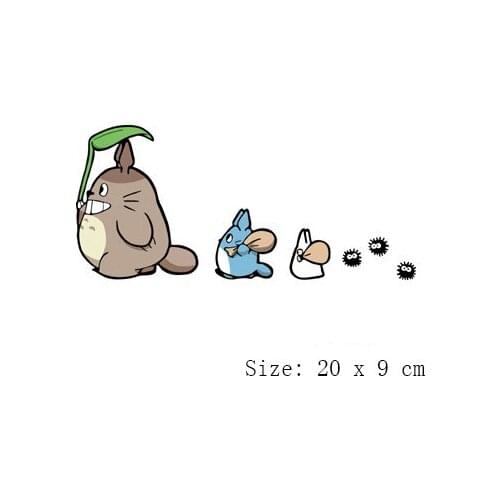 Car Sticker Creative Cartoon Classical Film My Neighbor Totoro with Oak SeedsDecorations Styling Funny Waterproof PVC,20cm*9cm
