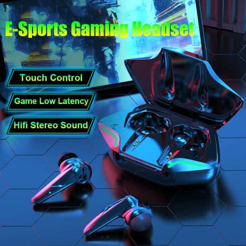 KINGSTAR Wireless Earphone Gaming Headsets Low Latency Sound Positioning Noise Cancelling Game Earbuds TWS Bluetooth Headphones