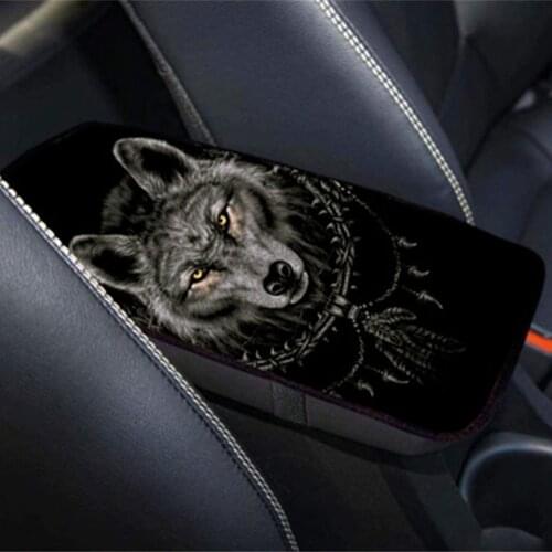 32x19cm Universal Car Center Console Armrest Cover PU Leather Automobiles Seat Armrests Box Cushion Protector Car Accessories
