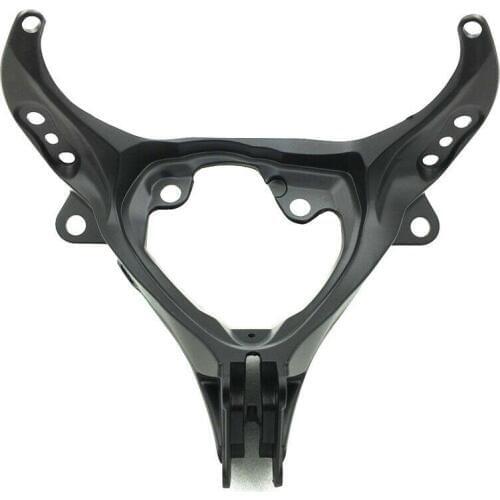 Motorcycle BLACK Aluminum Upper Front Fairing Stay Headlight Bracket For Suzuki GSX-R 1000 2005 - 2006 Custom