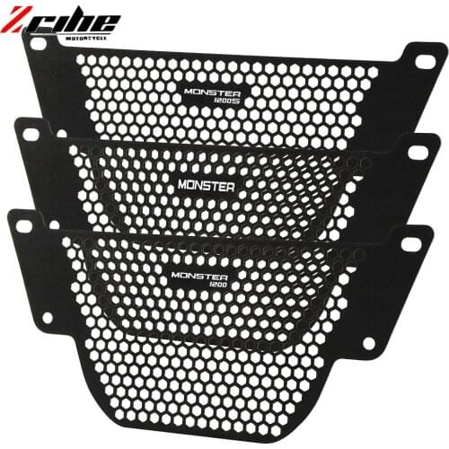 Motorcycle Radiator Grille Guard Cover Protector For Ducati Monster 1200 13-2020 1200S 2014-2020 1200R 16-2019 Oil Cooler Guard