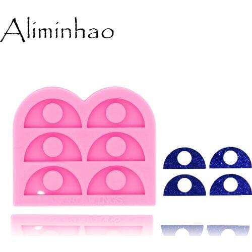 DY0444 Shiny DIY Handmade Epoxy and Resin Craft Mould Silicone Straw Topper Molds