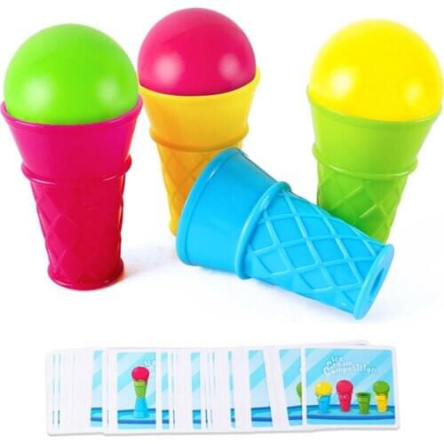 Ice Cream Game Funny Multiplayer Interactive Stack Ball Educational Board Toy