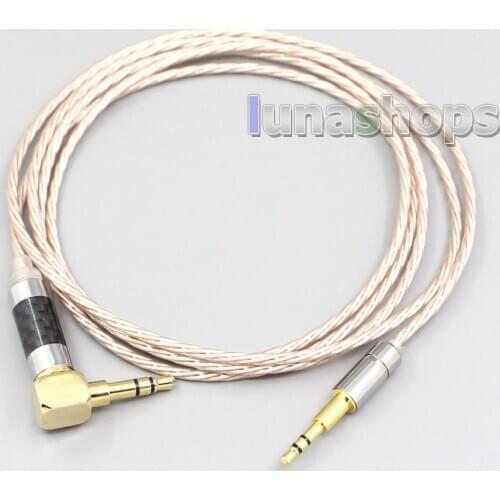 LN006874 Hi-Res Brown XLR 3.5mm 2.5mm 4.4mm Earphone Cable For Creative live2 Aurvana Sennheiser PXC480 PXC550 mm450 mm550