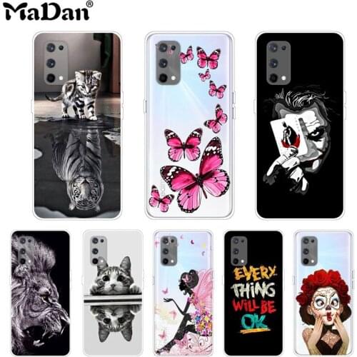 Cool Casing For Realme X7 Pro Case Slim Transparent Silicone Protective Capa Coque For OPPO Realme X7pro Cover Cartoon Pattern