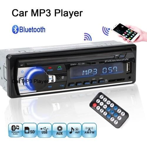 LEEPEE Digital Bluetooth-compatible 12V AUX Input Car Radio Audio Music USB/SD Car MP3 Player FM Radio Stereo 1DIN In-Dash