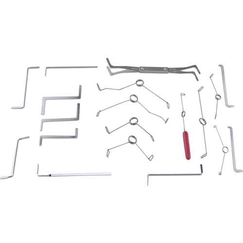 19 in 1 Multifunction Spring Wrench Tension Set locksmith tools Stainless Steel Tension Wrench/Puch Rod Tools locksmith supplies