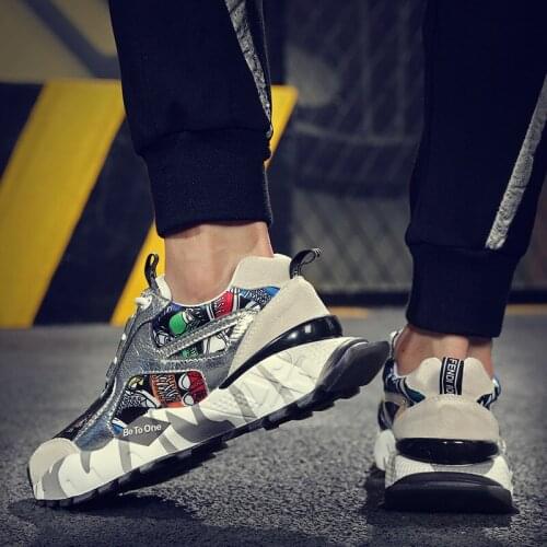 YSHUNIJ New street hip hop casual shoes trend summer sports running breathable mens shoes trend