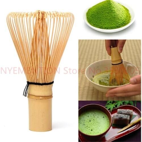 New arrival Matcha Green Tea Powder Whisk Matcha Bamboo Chasen Tea Coffee Green Tea Brush Grinder Brushes Bar kitchen tools 5pcs
