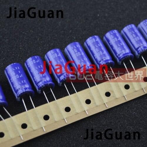 20pcs NEW NIPPON LXZ 16V2200UF 12.5x25MM electrolytic capacitor NCC 2200UF 16V lxz CHEMI-CON 2200uF/16v Ultra Low Impedance