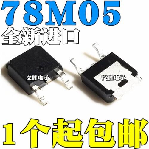 New and original L78M05CDT 78M05 TO-252 5V Voltage regulator Stationary linear regulators patch TO252 chips