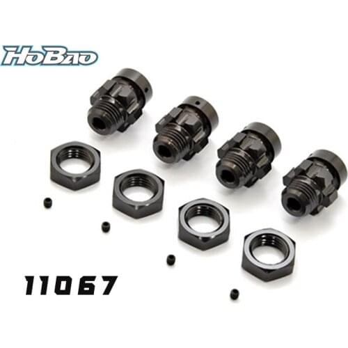 Original OFNA/HOBAO RACING 11067 CNC HEX CONVERSION WHEEL HUB for 1/10 HYPER 10SC Short truck/TT 10 Tuggy/MINI ST Tuggy