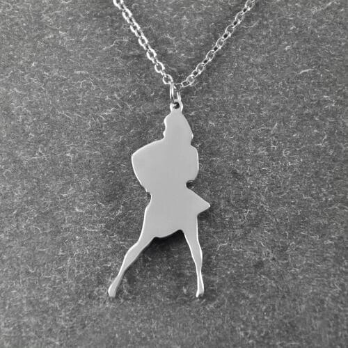 Latin Dance Necklace, Dancer Jewelry , Teacher Thanks , Dance Necklace, Dancer Silhouette , Latin Dance