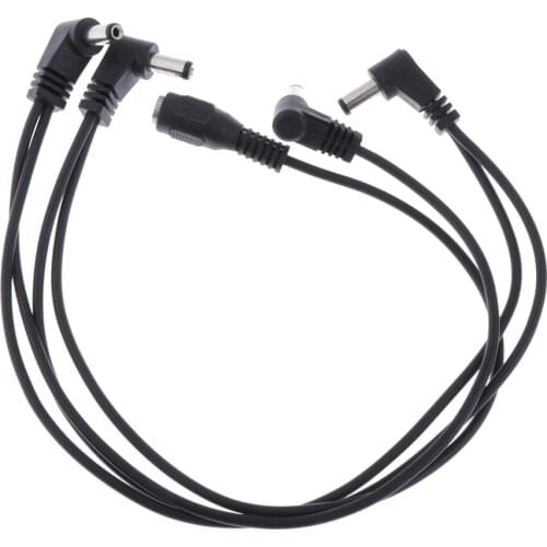 Effect Pedal 4 Way 1 TO 4 Power Supply Daisy Chain Splitter Cable