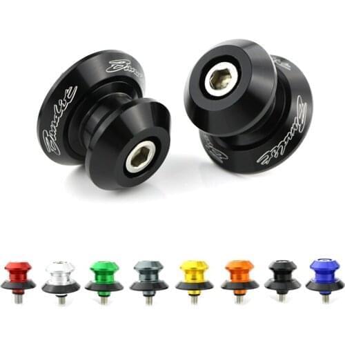 Fit For Suzuki Bandit GSF1200 GSF1250 GSF750 GSF650 GSF600 GSF400 GSF250 Swing Arm Sliders Spools Stand Bobbins CNC Alloy