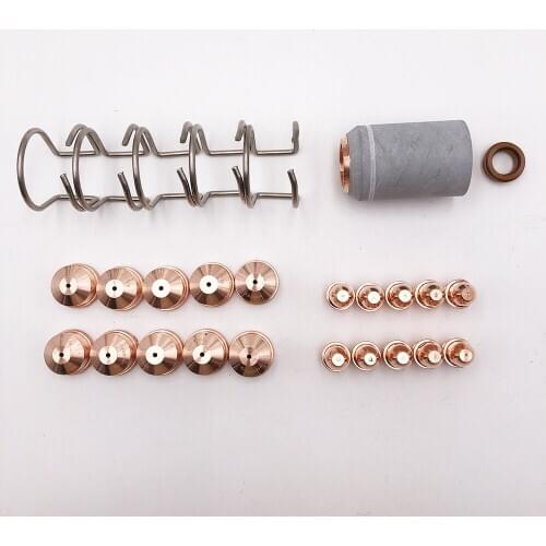 Trafimet A141 plasma cutting consumables Electrode Nozzle Tip Shield PR0101 PD0101 PC0102 PE0101 CV0011 27PCS a lot