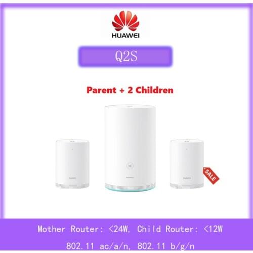 Unlocked Huawei Q2S Mesh Router 5G Dual Band Router Gigabit Ports High-Speed Connection WiFi Router
