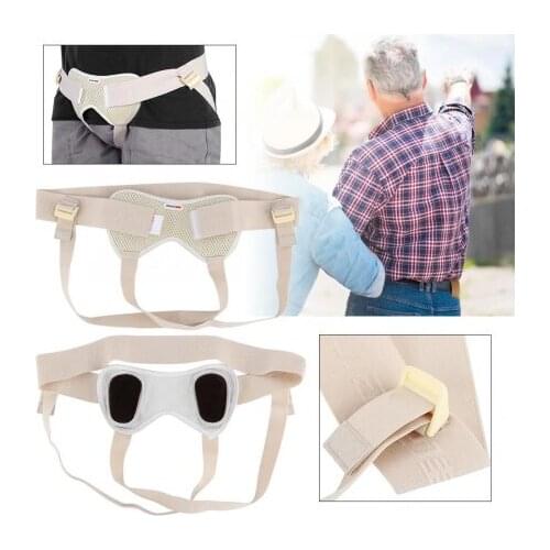 S/L Adjustable Hernia Belt Inguinal Hernia support Surgery treatment with medicine bag men Women old supports Cotton