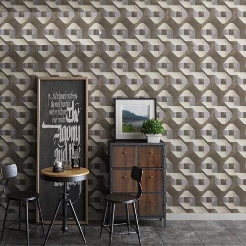 Grey,White Vinyl Modern 3D Stereoscopic Pattern Wallpaper For Office Bedroom Living Room Walls Luxury Wall Paper Roll Waterproof