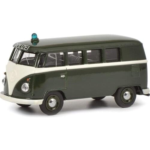 Schuco 1:64 VW T1 Bus Polizei Diecast Model Car