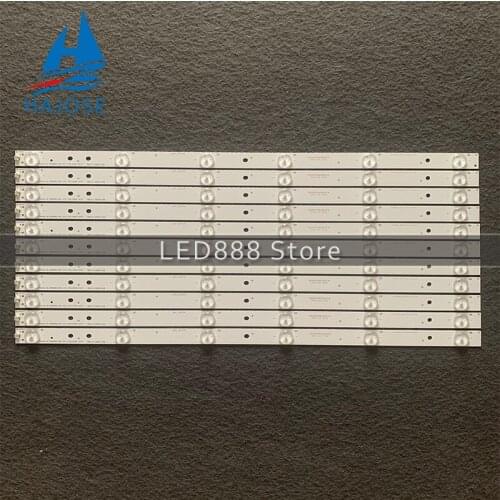 LED Backlight strip 6 lamp For Hisense 50 TV Hisense_50_HD500DU_B01_010_11X6_3030C_6S1P LED50K320U LED50EC620CA 50CU6000 50H7GB1