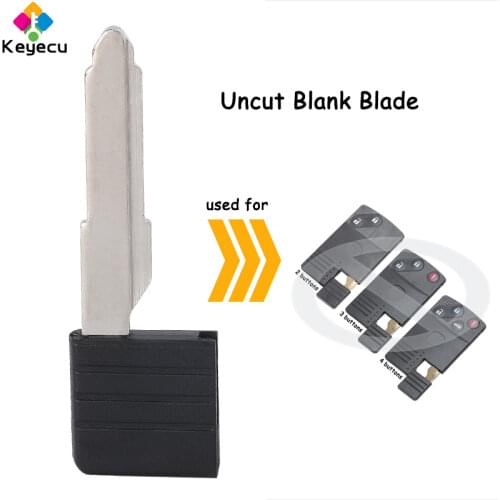 KEYECU Replacement Emergency Smart Insert Key Blade - FOB for Mazda 5 6 RX-8 CX-7 CX-9 MX-5 Miata - Only Uncut Insert Key Blade