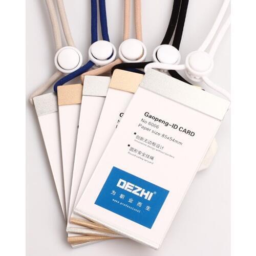 DEZHI Magnesium alloy ID card Badge Holders Students/Business/Staff card Protective Cover