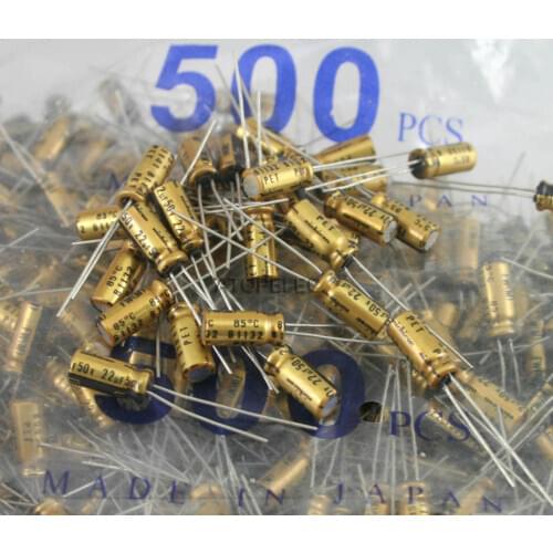 1pc Nichicon FW 22uF/50V Electrolytic Capacitors Hi-Fi Audio