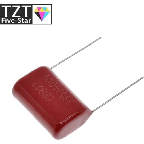 10PCS 400V335J 3.3uF Pitch 25mm 400V 335 3300nf CBB Polypropylene film capacitor