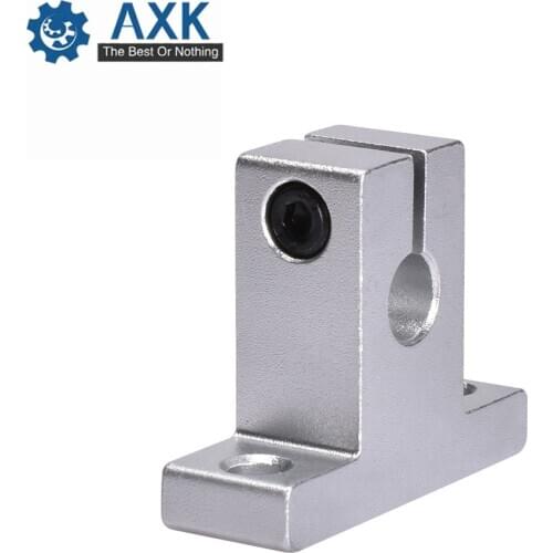 10pcs/lot SK8 SK10 SK12 SK16 SK20 SK25 SH8A linear bearing rail shaft support XYZ Table CNC Router 3D printer Part Free Shipping