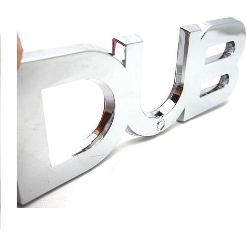 100PCS/LOT ABS DUB Car Emblem Badge Big Size