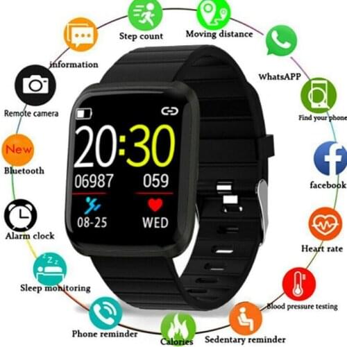 2021 Bluetooth Smart Watch Blood Pressure Heart Rate Fitness Tracker Sport Smartwatch Watch For Man Women Android IOS Clock
