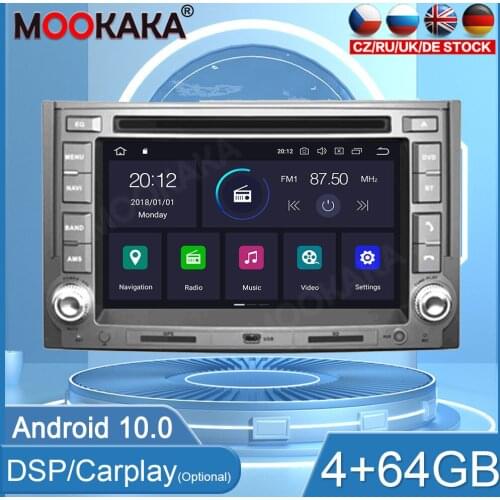 4+64GB Android 10.0 For Hyundai H1 Old Stereo Headunit Multimedia Player Auto Radio Car GPS Navigation WIFI DSP BT