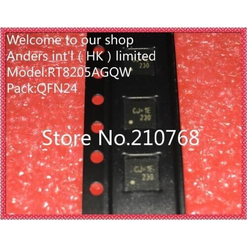 50pcs/lot RT8205AGQWTR RT8205AGQW RT8205A RT8205 QFN24